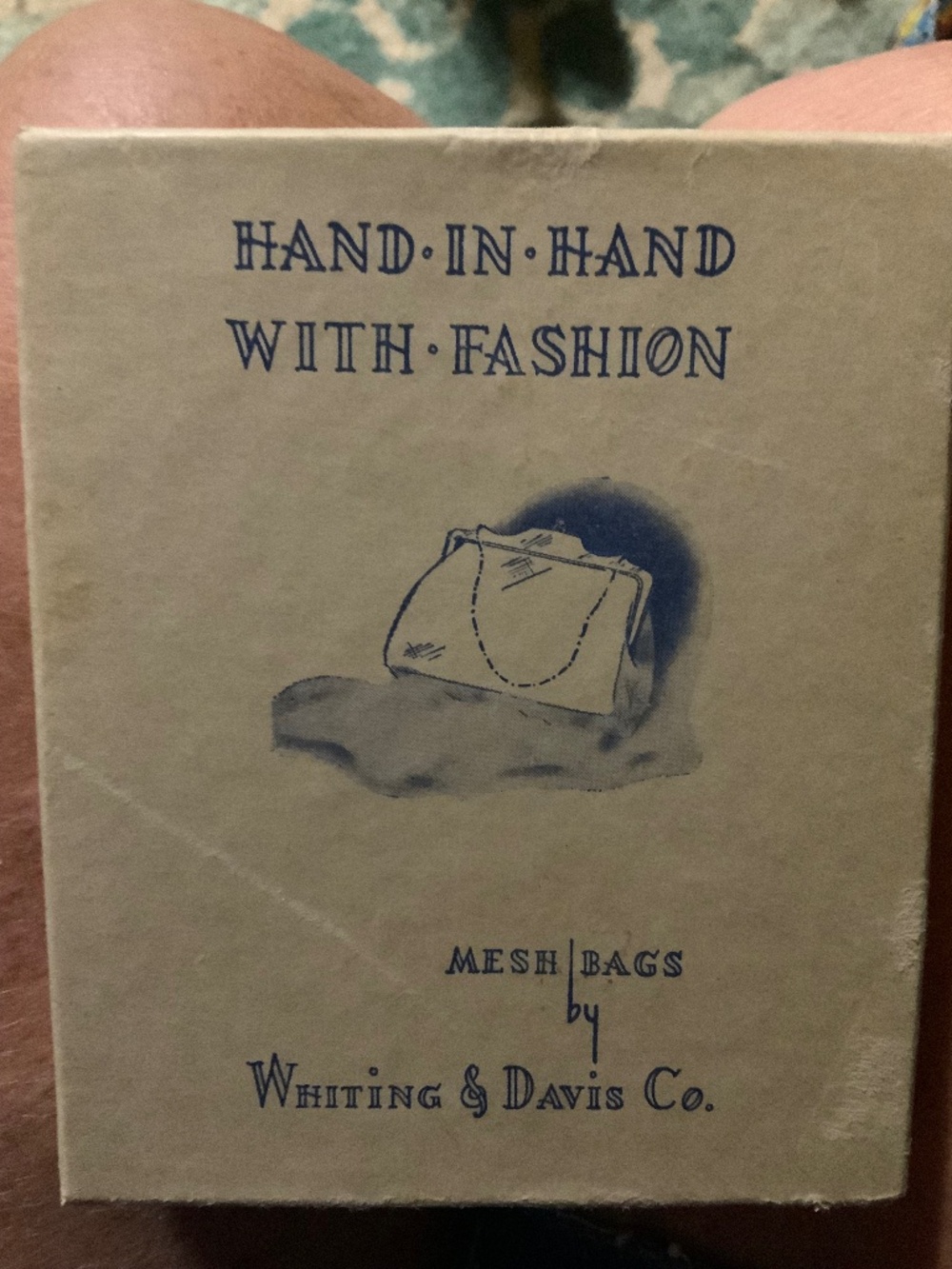 Whiting and Davis 1940s Silver Mesh Wallet